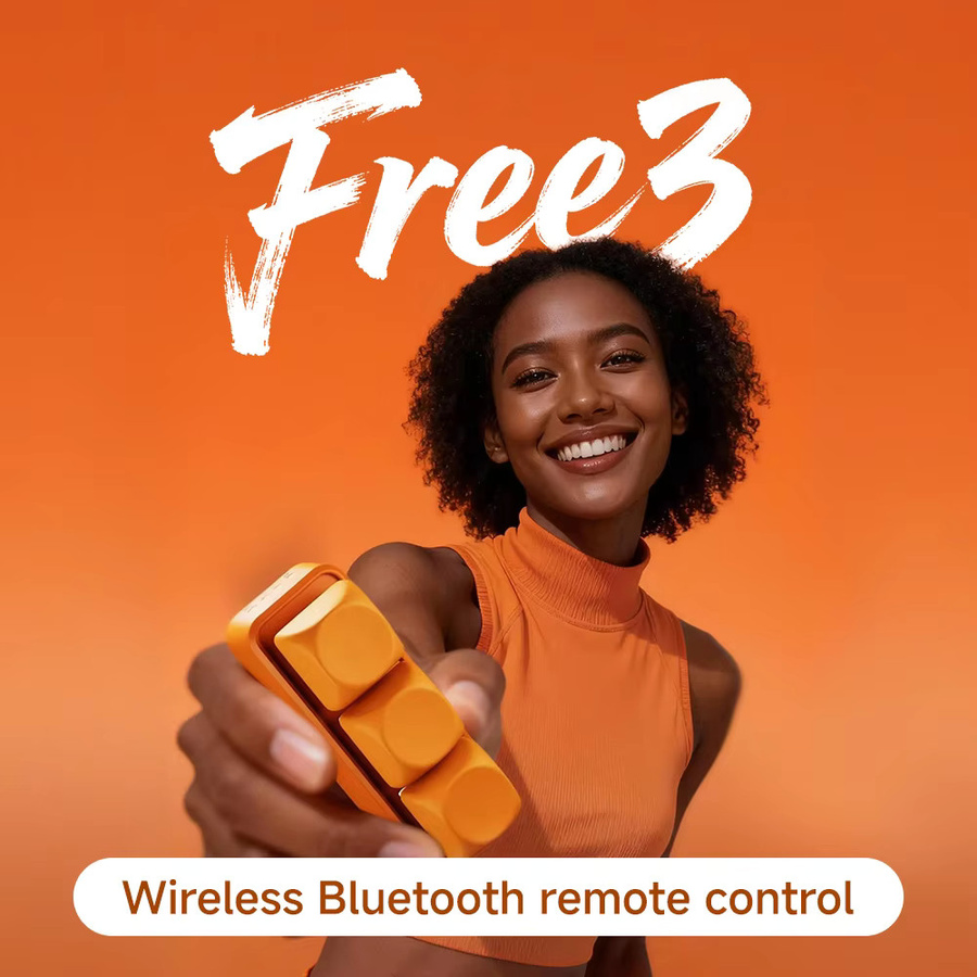 HOMEFISH Multifunktionale Bluetooth-Tastatur für Seitenwechsel bei Kurzvideos, PPT und PDF sowie Musiksteuerung und Fotografie in Lila - Bild 3