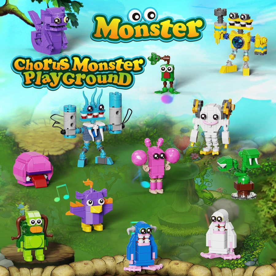 Linyi toy My Singing Monsters Wubbox Bausteinset 3-6 Jahre - Bild 2