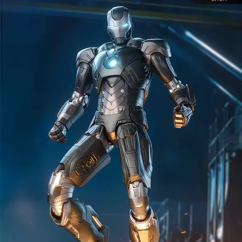 ZDTDS Marvel Iron Man Legends Tony Stark MK14 Action Figure, Einzelfigur, Kunststoff - Bild 5