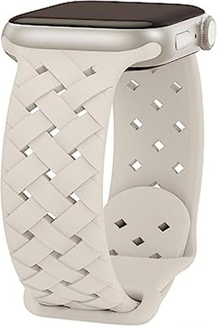 Uhrenarmband Silikon, geflochten, Unisex - Bild 1