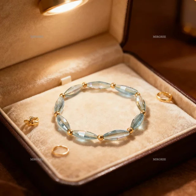 Armband Damen, Gold, Kristall - Bild 1