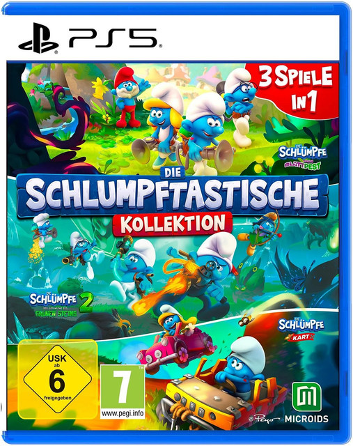 Die Schlumpftastische Kollektion, Videospiel mit PS5, USK 6 - Bild 1