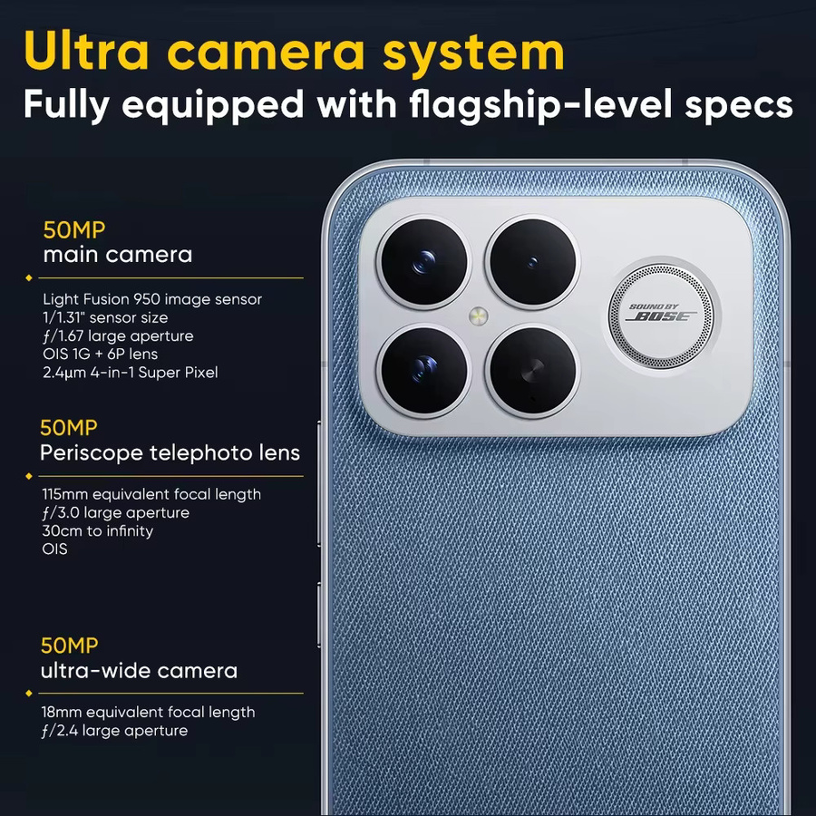 Xiaomi POCO F8 Ultra 5G Smartphone Blau mit Snapdragon 8 Elite, NFC, 6500mAh Akku (12GB/256GB oder 16GB/512GB) - Bild 3
