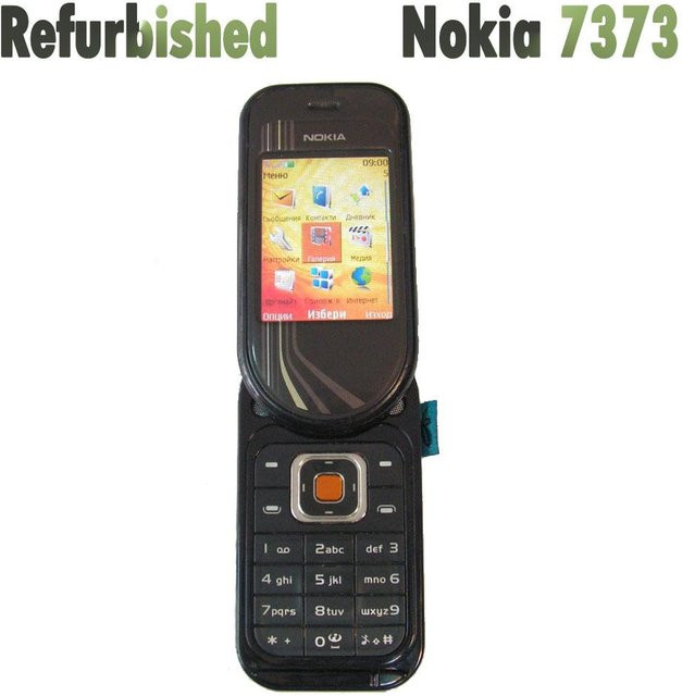 Nokia 7373 Mobiltelefon Refurbished Schwarz mit 1 SIM-Karte - Bild 1