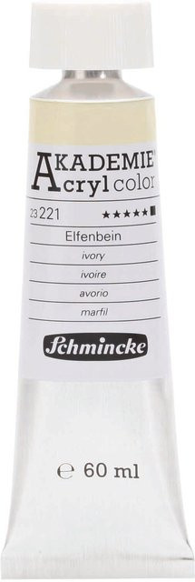 Schmincke Akademie Acrylcolor Elfenbein 60 ml - Bild 1