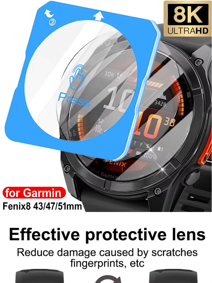 Garmin Displayschutzglas mit Installationswerkzeug, 51mm - Bild 6
