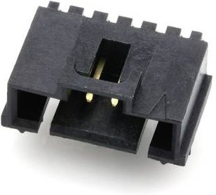 Molex Einbau-Stiftleiste Standard Schwarz 6 Pol mit 2.54mm Rastermaß - Bild 1