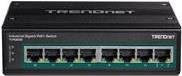 Trendnet TI-PG80B Industrial Ethernet Switch unmanaged 8 x 10/100/1000 Mbit/s PoE+ 200 W Schwarz - Bild 1