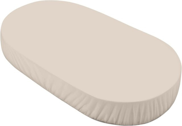 Waldin Spannbetttuch aus Jersey-Baumwolle für ovales 7in1 Babybett - Bild 1