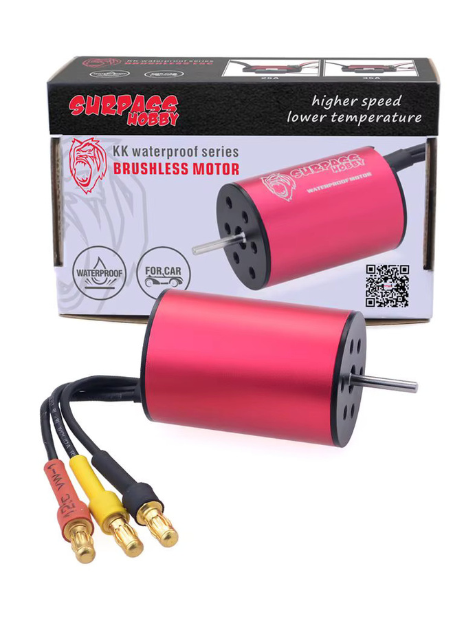 SURPASS HOBBY Waterproof Brushless Motor für RC Car Truck ab 14 Jahren - Bild 2