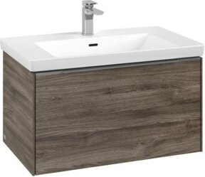 Villeroy & Boch Waschtischunterschrank Subway 3.0 in Eiche mit LED-Beleuchtung, Wandmontage, B/T/H: 77,2 x 42,9 x 47,8 cm - Bild 1
