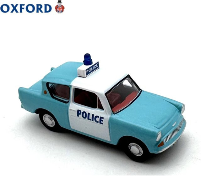 OXFORD Polizei Limousine, Automobil Modell, Maßstab 1:76, Metall, Blau - Bild 1
