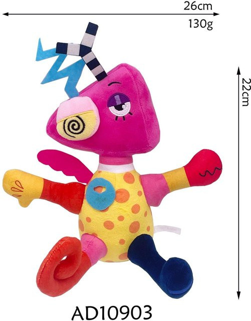 Erstaunlicher Zirkus Clown Hase, Plüschpuppe, ab 14 Jahren - Bild 1