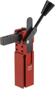 AMF Spanneisen 6314V mit Treppenzähnen für Spannschraube M8, Länge: 60 mm, Farbe: Rot - Bild 1