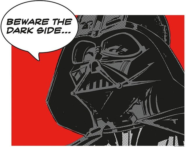 Komar Wandbild Star Wars Vader bunt B/H: 50 x 40 cm - Bild 1