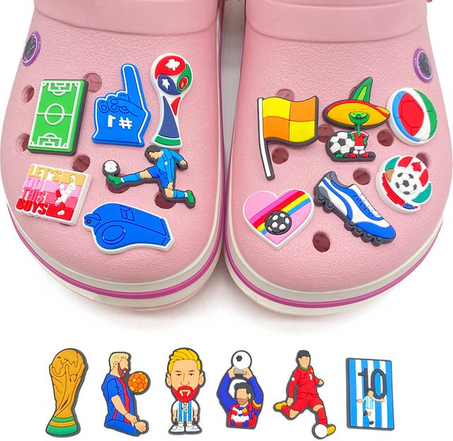 Happye&TiTi Schuhanhänger Fußball-Sportpfeife, PVC, Kinder - Bild 1