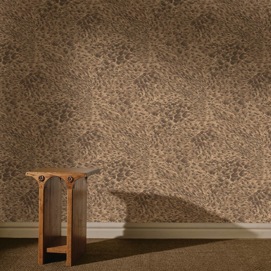 House of Hackney Tapete Ferus Alabaster mit Animal Print in Weiß und Braun - Bild 1