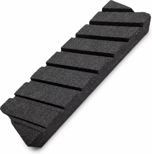 Siliziumkarbid-Abflachungsstein mit 320er Körnung als Schleifstein und Nivellierer zur Schlitz-Reparatur, B/T/H: 18 x 6 x 2 cm - Bild 1