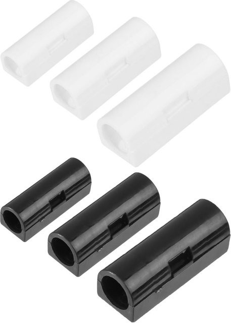 16 bis 20 Stück selbstklebende Kabel Organizer Clips in Schwarz zur Kabelverwaltung für Ladekabel, Datenleitungen und Kopfhörer - Bild 1