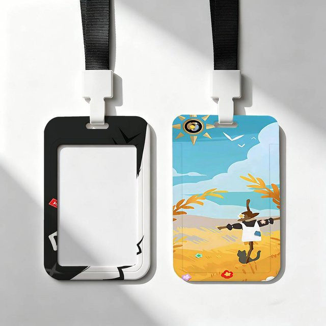 bilibili Kartenhalter mit Halsband, Anhänger, Ausweishalter, Schlüsselanhänger - Bild 1