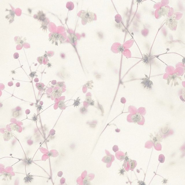 A.S. Création Vliestapete mit floralem Blumenmuster in Rosa und Weiß für Schlafzimmer, Badezimmer und Küche - Bild 1