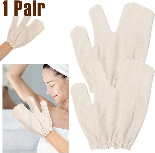 willstar Peeling-Duschhandschuhe aus roher Seide, Unisex - Bild 1