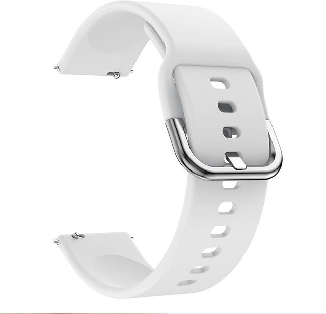 MY-CASE Uhrenarmband Amazfit, Silikon, Weiß, Unisex - Bild 1