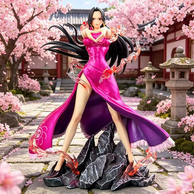 Bandai One Piece Boa Hancock Charakterfigur, Einzelfigur, Rosa / Pink - Bild 1