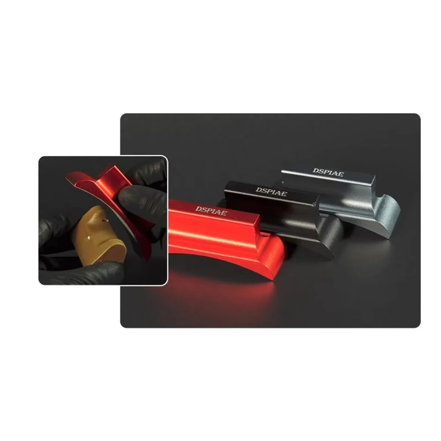 DSPIAE Abgewinkelte Schleifplatten aus Aluminiumlegierung für ebene, rechtwinklige und gebogene Oberflächen in Schwarz, Rot oder Grau - Bild 3