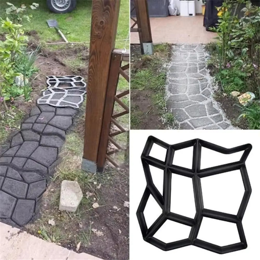Pathmate DIY Pflasterform für den Hausgarten zur manuellen Herstellung von Beton-Trittsteinen und Pflasterwegen - Bild 2