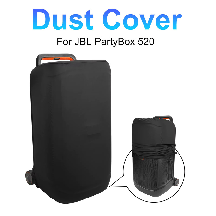 JBL PartyBox 520 Staubschutz Schutzhülle in Schwarz mit Gummiband - Bild 4