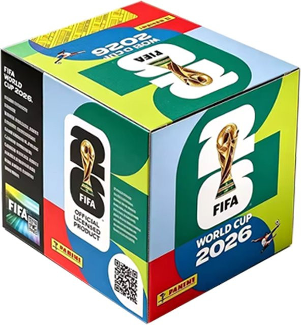Panini FIFA 2026 Weltmeisterschaft Aufkleber, Internationale Version, 350 Stück/Box, ab 18 Jahren - Bild 1