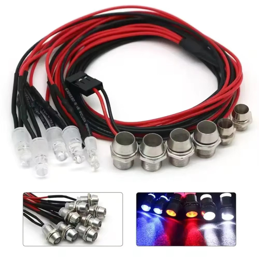 KePaQi RC Universal-Fernbedienung, Modellscheinwerfer, 1-Punkt, 2/4/6/8 LED-Modellscheinwerfer - Bild 2