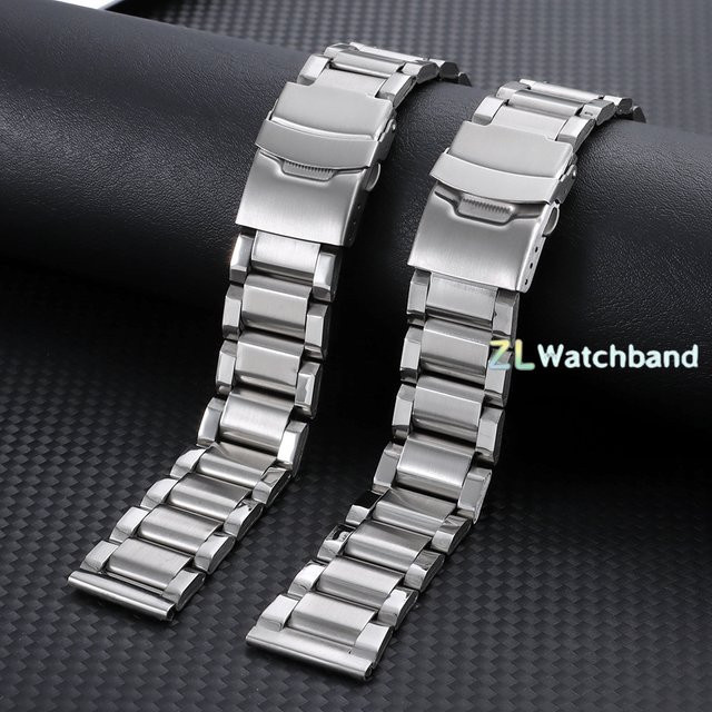 Seiko Uhrenarmband Edelstahl, Silber, Unisex - Bild 1