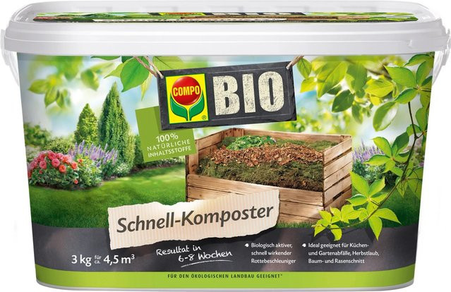 Compo Bio Schnellkomposter Streumittel für die Kompostierung, 3 kg - Bild 1
