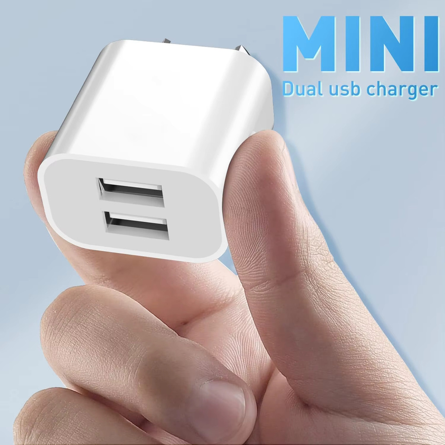 TAQKRED Elektronik-Ladeadapter mit AU-Stecker und 2,1A Dual-Port für Mobiltelefone, weiß - Bild 3