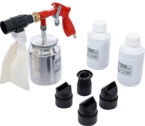 BGS Do it yourself Druckluft-Sandstrahlpistole mit Zubehör in Rot - Bild 1