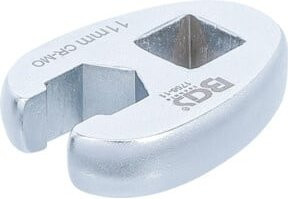 BGS Hahnenfußschlüssel aus Chrom-Molybdän-Stahl mit 3/8 Zoll Innenvierkant und 11 mm Schlüsselweite in Silber - Bild 1