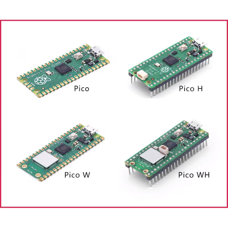 Raspberry Pi Pico W WiFi Dev Board mit RP2040 Mikrocontroller und Pin Header zur Unterstützung von MicroPython und C++ in Grün - Bild 1