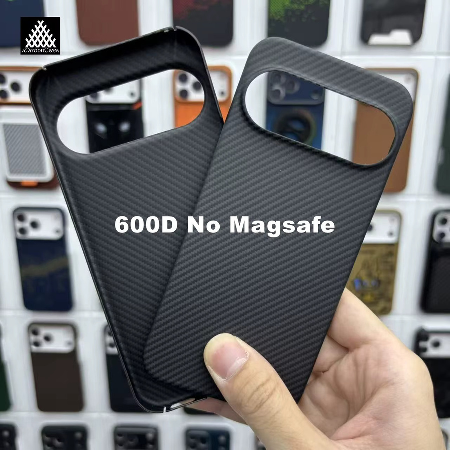 Magnetische Aramid-Faser Schutzhülle für Google Pixel 11 Pro XL in Schwarz mit Carbonfaser-Design - Bild 2