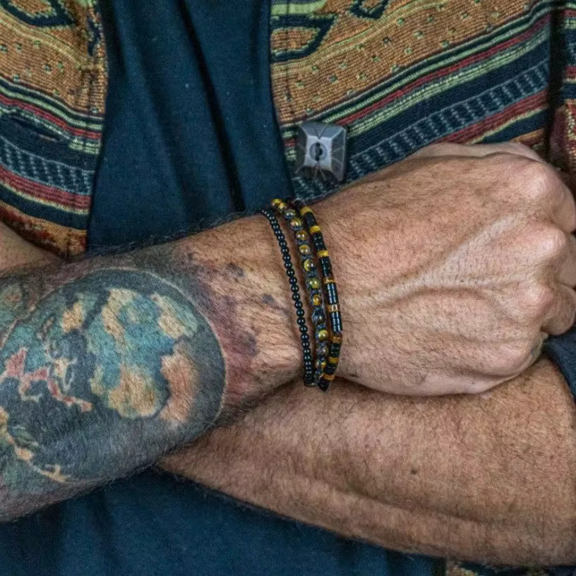 INGX Armband, Tigerauge Stein, Herren - Bild 2