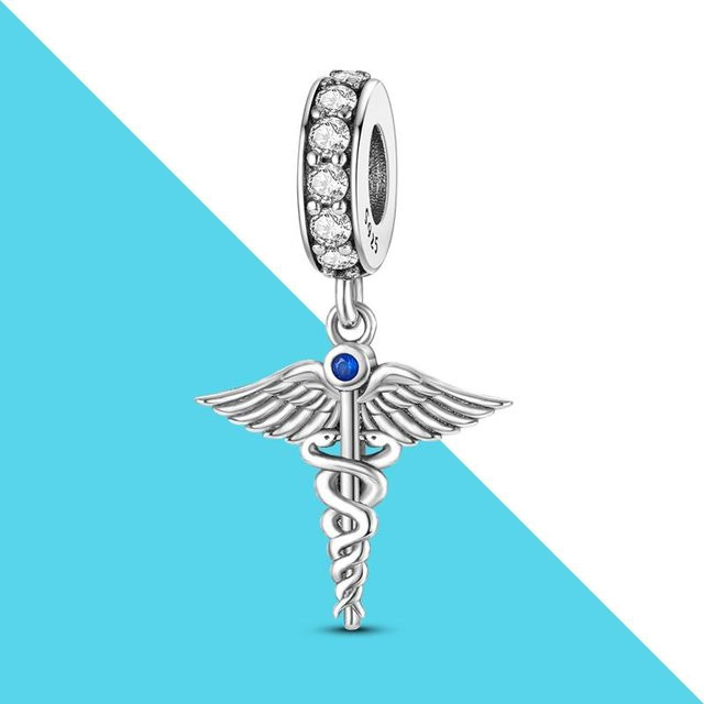 Anhänger Charm 925 Silber, Zirkonia, Damen - Bild 1