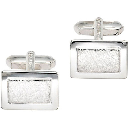 Colmas Manschettenknöpfe 925 Silber, eismatt, Unisex
