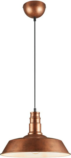 Reality Pendelleuchte LED im Industrial Look, Farbe Kupfer antik, B/T/H: 36 x 36 x 36 cm, Höhe verstellbar bis 1500 cm - Bild 1