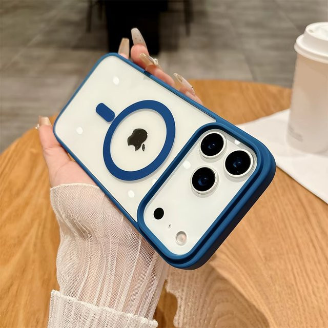 Transparente MagSafe Schutzhülle für iPhone 16 15 14 13 12 11 Pro Max mit Anti-Drop Funktion - Bild 1