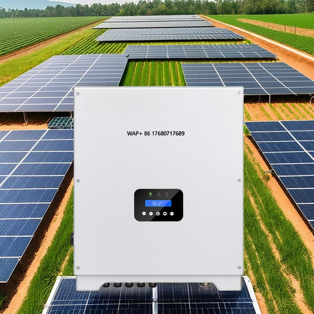 Dreiphasiger Hybrid-Solarwechselrichter in Weiß für Wärmepumpen und Wasserpumpen mit 6 kW bis 15 kW Leistung - Bild 1