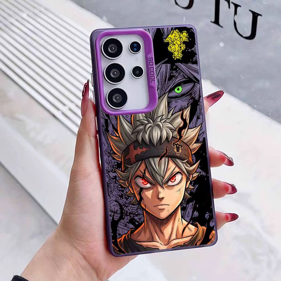 Covear Soft Phone Case Asta Black Clover für Samsung Galaxy A-Serie in Multicolour - Bild 3