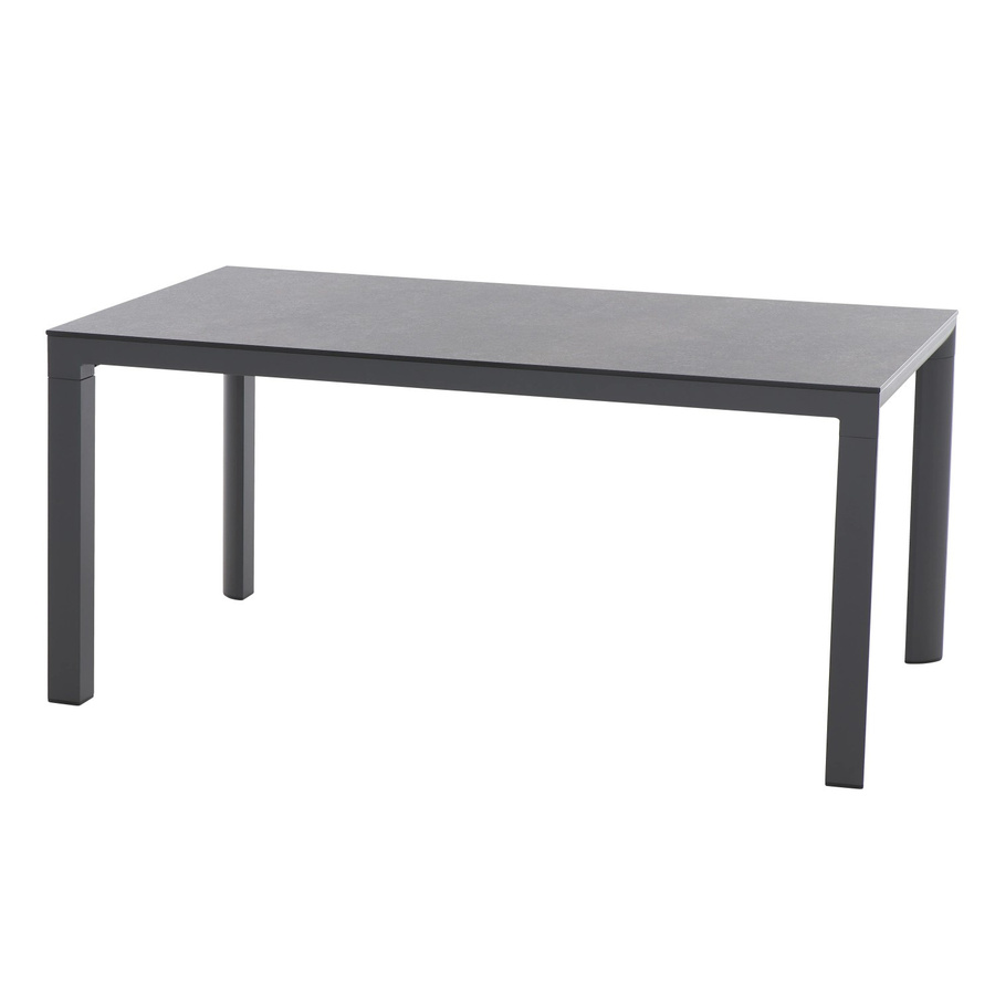Siena Garden Gartentisch Silva Rechteckig HPL Titan Matt mit Aluminiumgestell - Bild 2