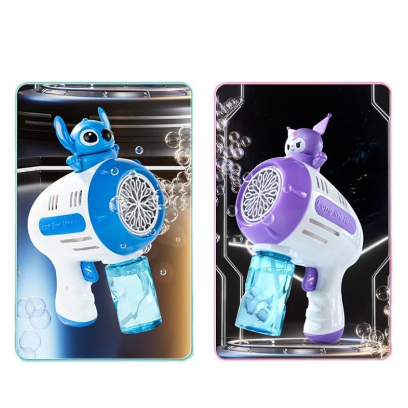 Yiran toy Stitch Disney Elektrische Seifenblasenpistole, mit Licht, ab 3 Jahre - Bild 3