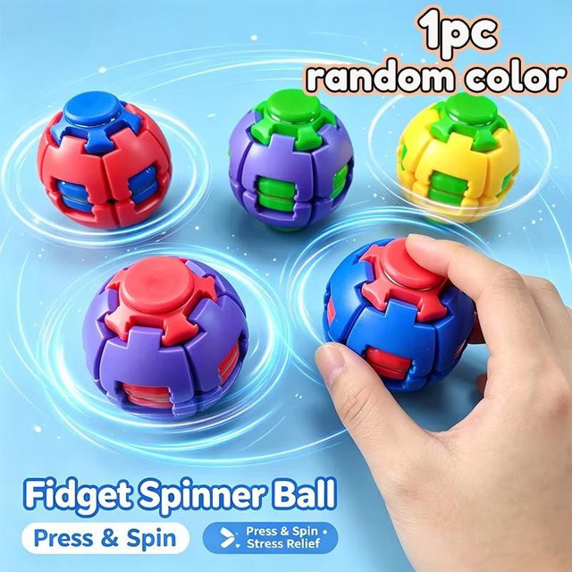 Binchi Outdoor Equipment Getriebe Fidget Squishies Ball Dual Press, Stressabbau Spielzeug - Bild 1